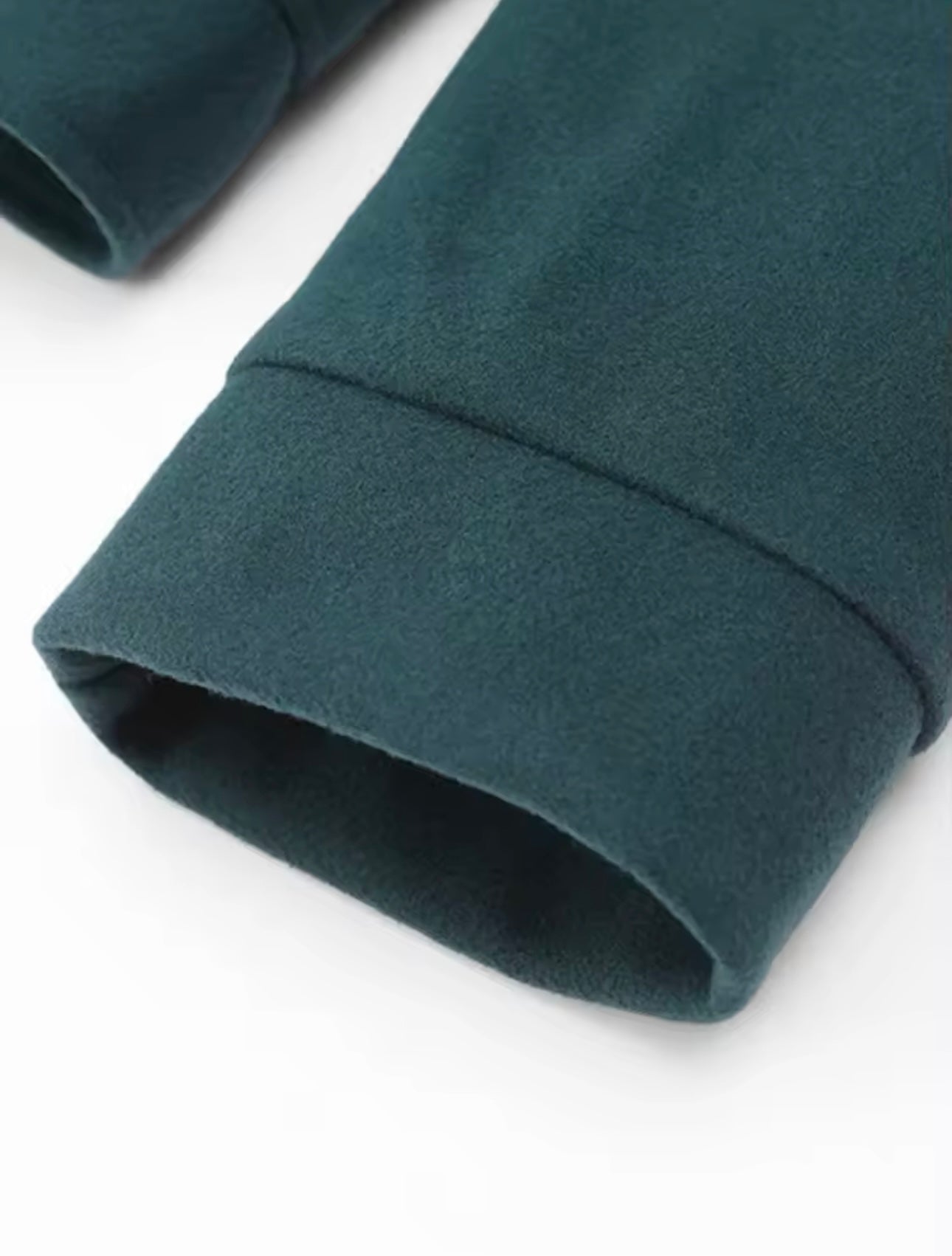 Einreihige Kurzjacke mit Pelzkragen
