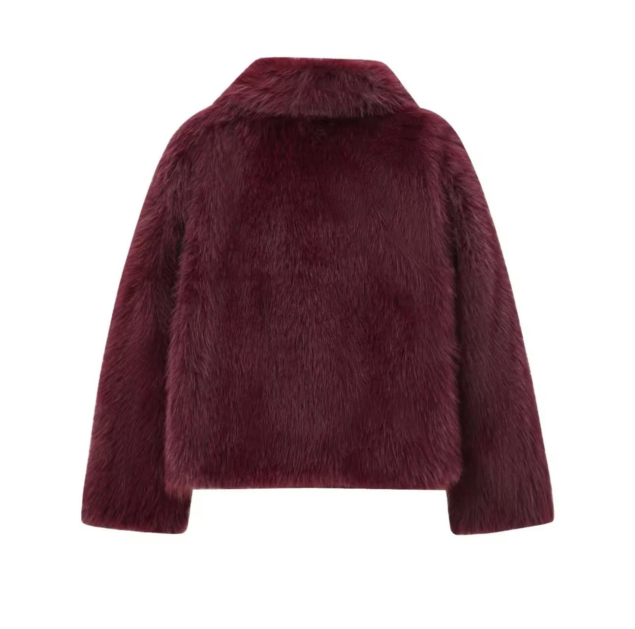 Pelzjacke Burgundy